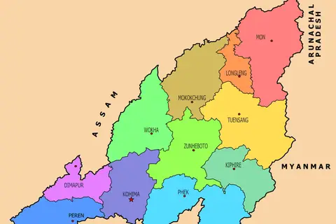 Map: Nagaland Map