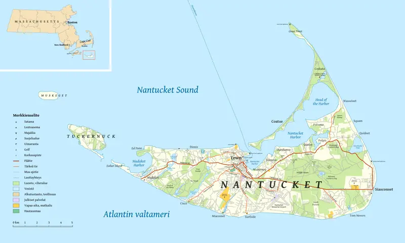 Map: Nantucket Mapfi