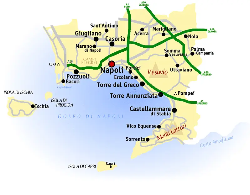 Map: Napoli Map