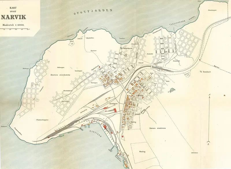 Map: Narvik Map 1907