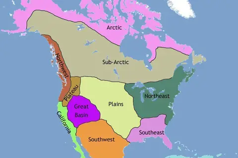 Map: Nativeamericanregions Map 1