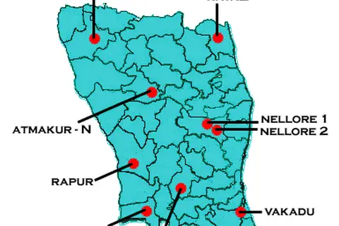 Map: Nellore District Apsrtc Depot Map