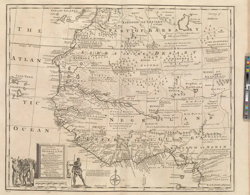 Map: New Accurate Map of Negroland