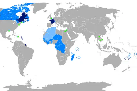 Map: Newmapfrancophone World