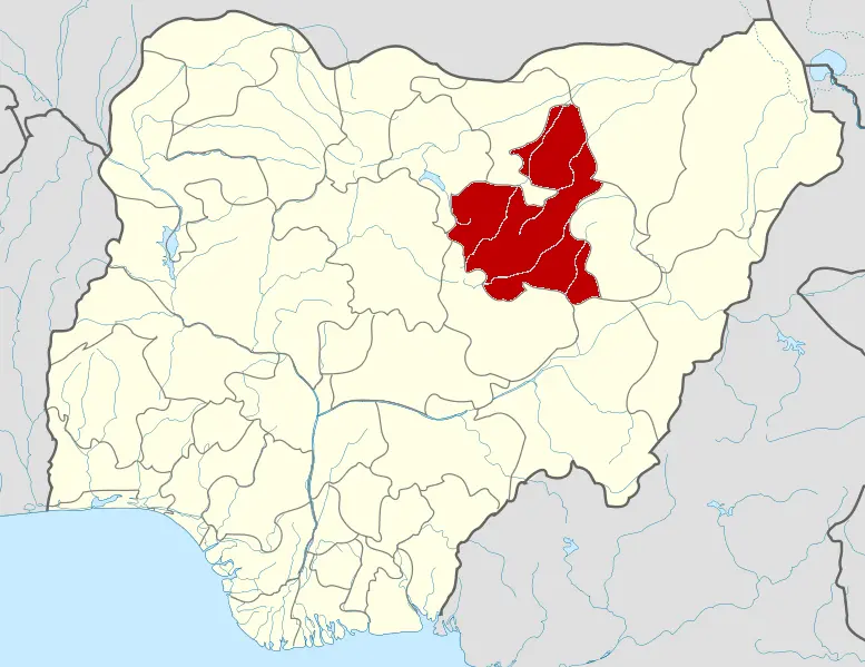 Map: Nigeria Bauchi State Map