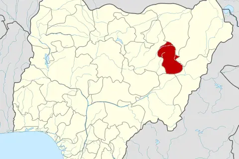 Map: Nigeria Gombe State Map