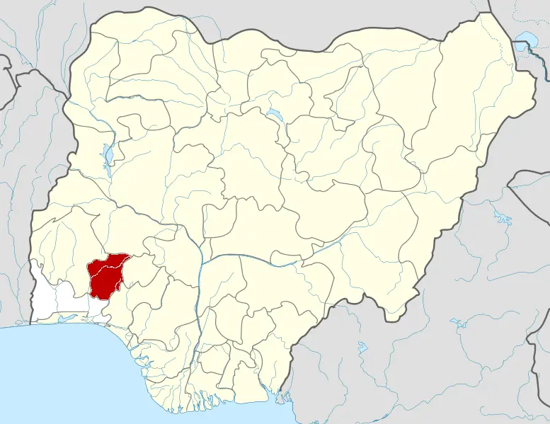Map: Nigeria Osun State Map