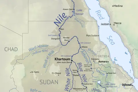 Map: Nile Basin Map