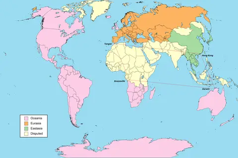 Map: Nineteen Eightyfour World Map