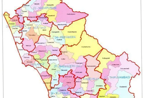Map: Niyamasabha Constituency Map Kozhikode District