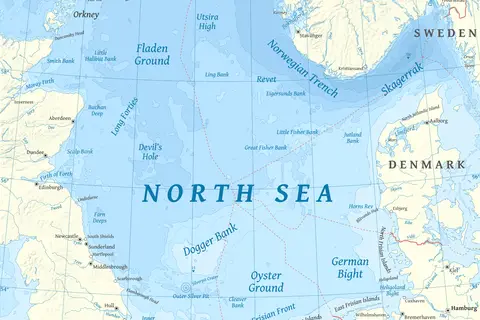 Map: North Sea Mapen