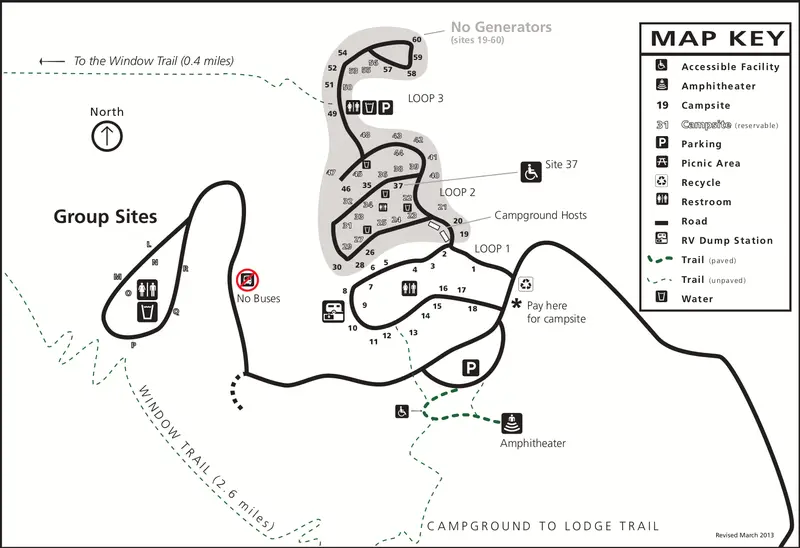 Map: Nps Bigbendchisosbasincampground Map