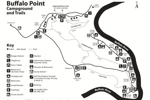 Map: Nps Buffalopointcampground Map