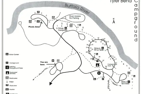 Map: Nps Buffalotylerbendcampground Map
