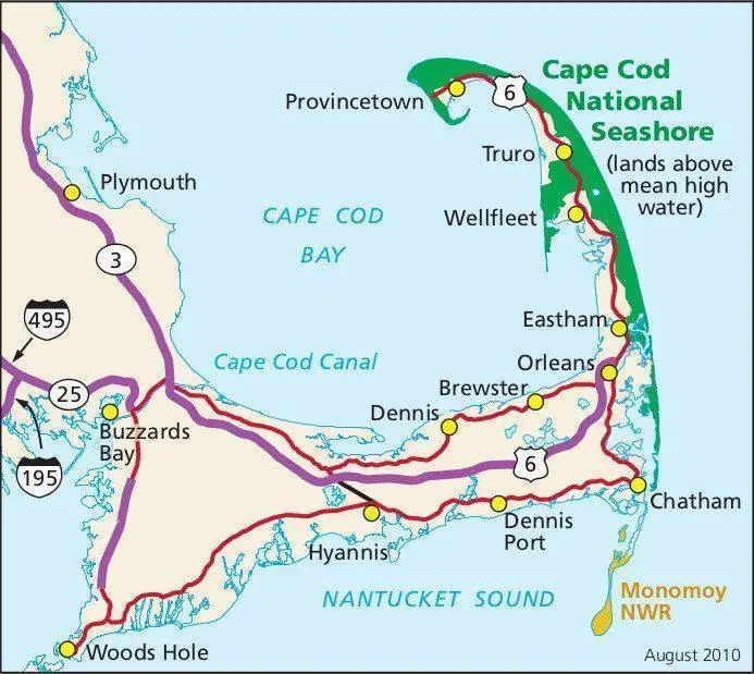 Map: Nps Capecodregional Map