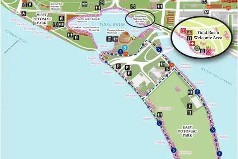 Map: Nps Cherryblossomfestival Map