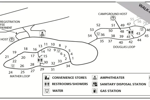 Map: Nps Indianadunesdunewoodcampground Map