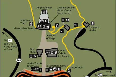 Map: Nps Mountrushmore2016Detailmap