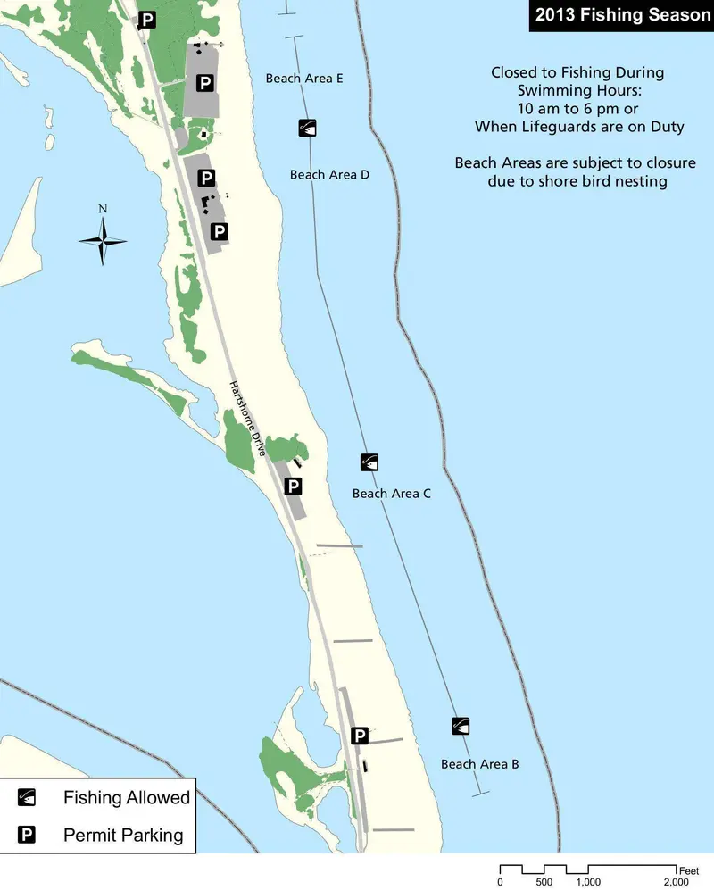 Map: Nps Sandyhooksouthfishing Map