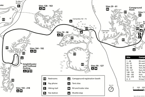 Map: Nps Sequoiakingscanyondorstcreekcampground Map