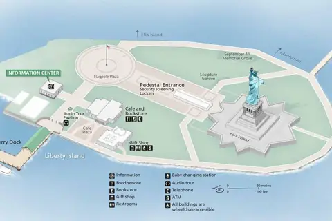 Map: Nps Statueofliberty Map