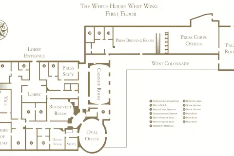 Map: Nps Whitehousewestwing Map