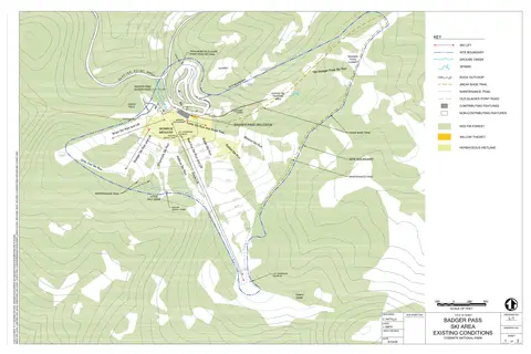 Map: Nps Yosemitebadgerpassski Map