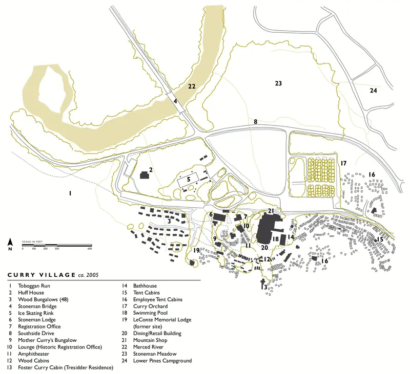 Map: Nps Yosemitecurryvillage Map