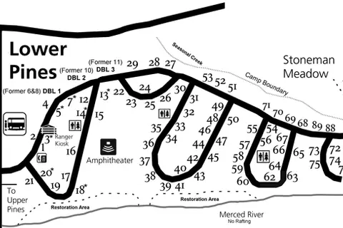 Map: Nps Yosemitelowerpinescampground Map