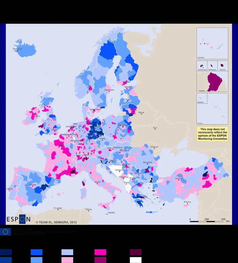 Map: Number of women per 100 men