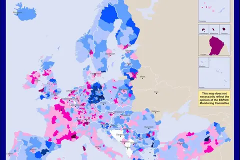 Map: Number of women per 100 men