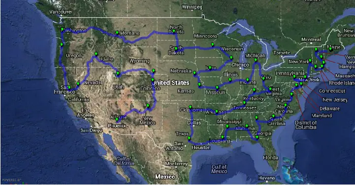 Map: October 2013
