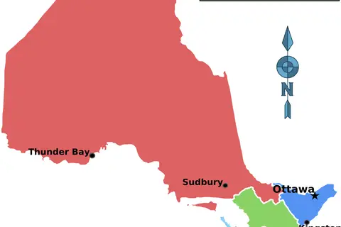 Map: Ontario Regions Map