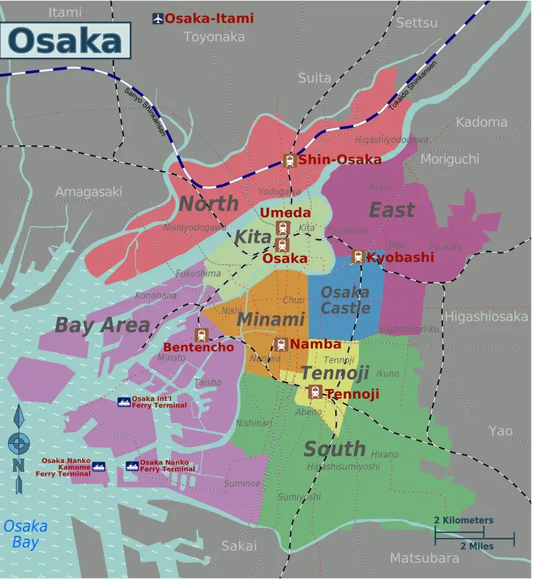 Map: Osaka City Map