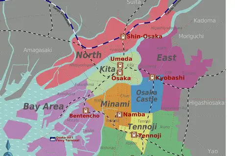 Map: Osaka City Map