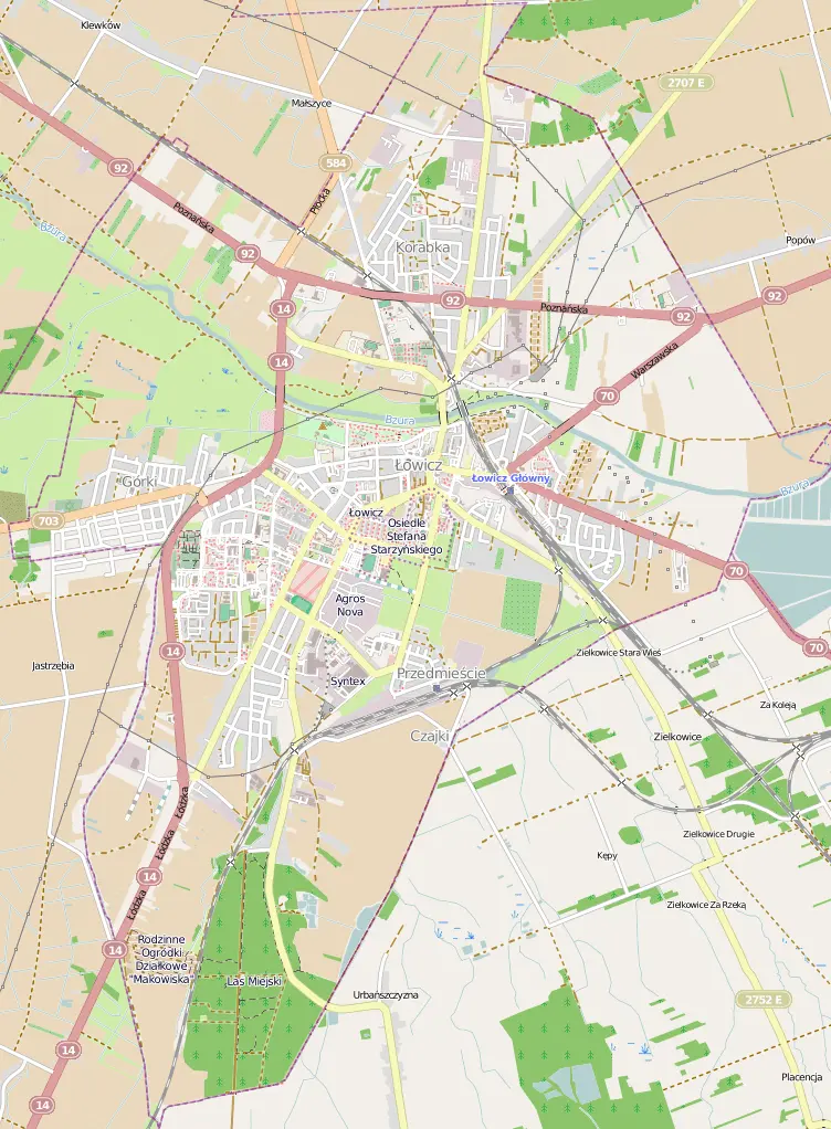 Map: Owicz Location Map