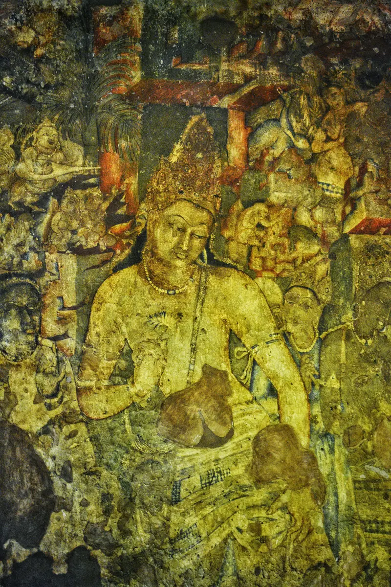 Map: Padmapani Bodhisattvaajanta Cavesaurangabadmaharashtra