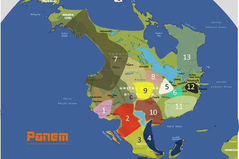Map: Panem Map Fanmade