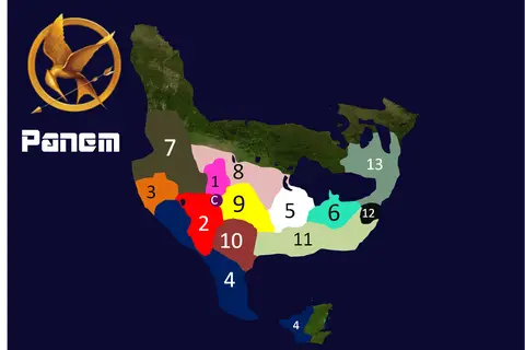 Map: Panem Map Fanmade New