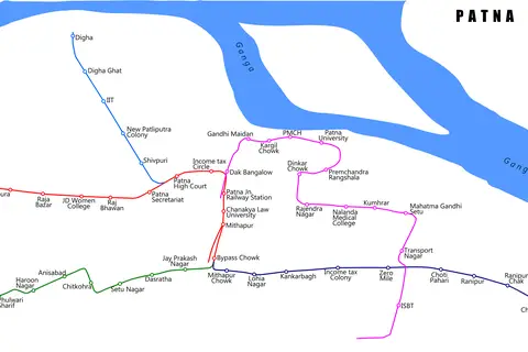 Map: Patna Metro Map