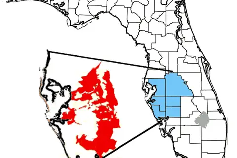 Map: Peace River Formation Florida Map