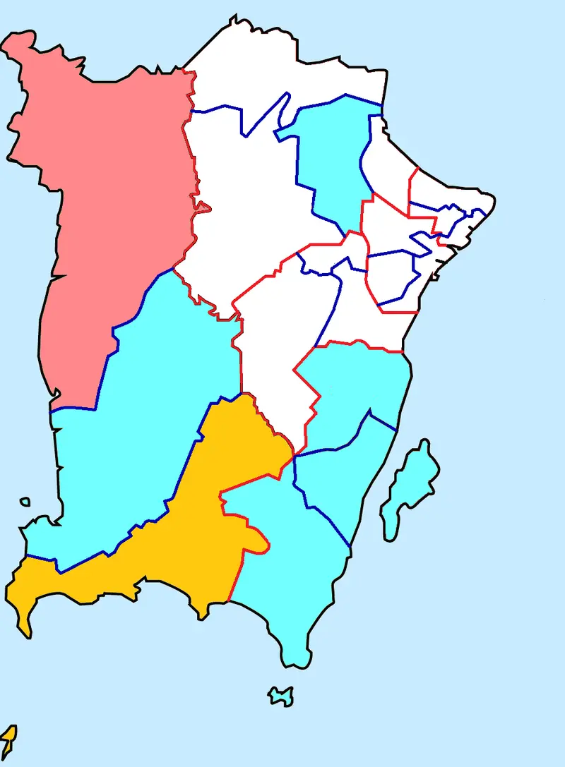Map: Penang Island Electoral Constituencies Map