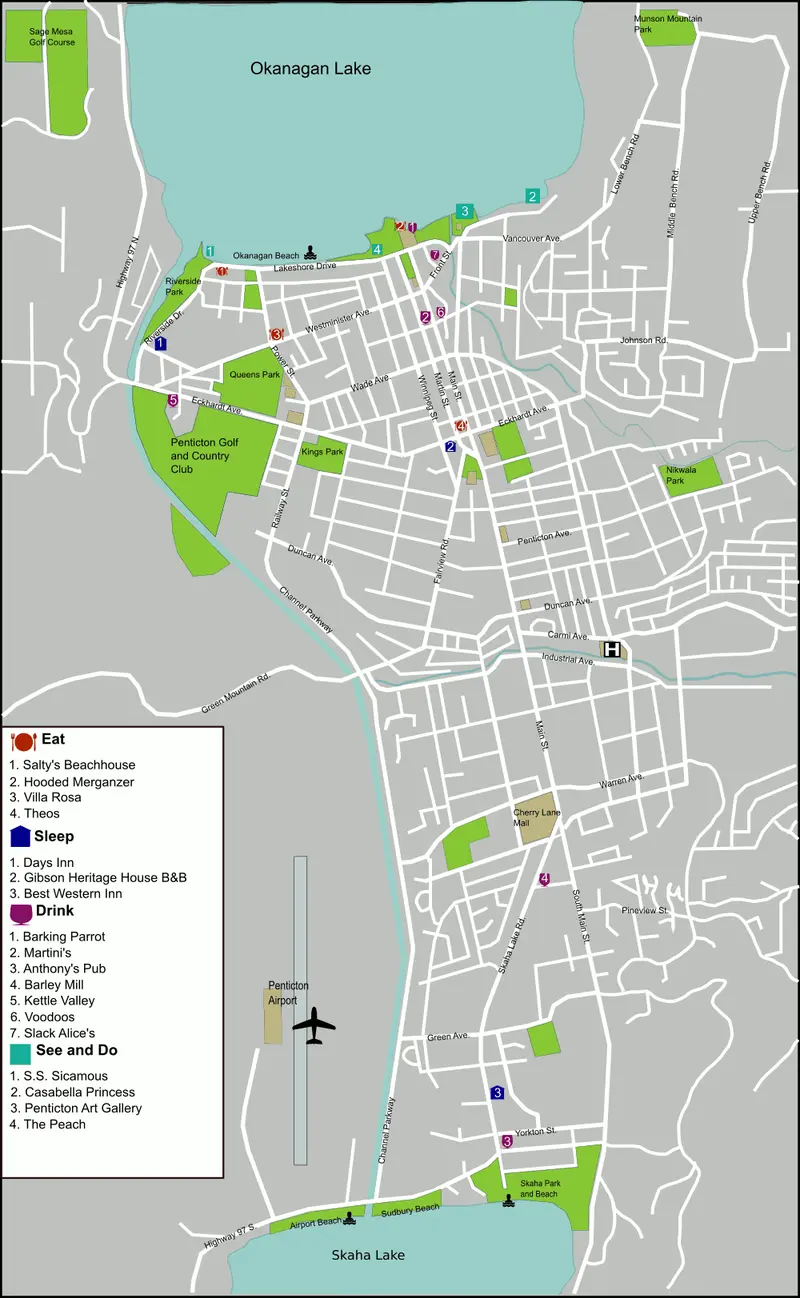 Map: Penticton Map