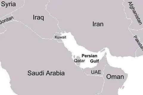 Map: Persian Gulf Map