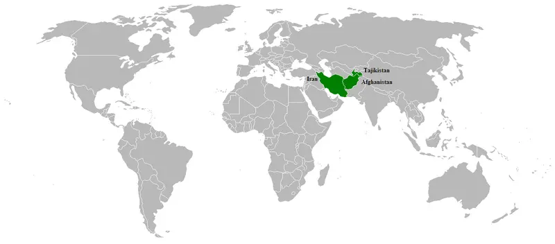 Map: Persian Language Map