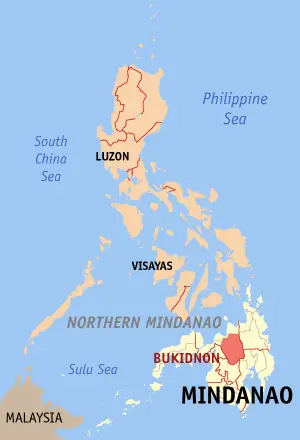 Map: Ph Locator Map Bukidnon