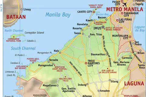 Map: Ph Map Cavite