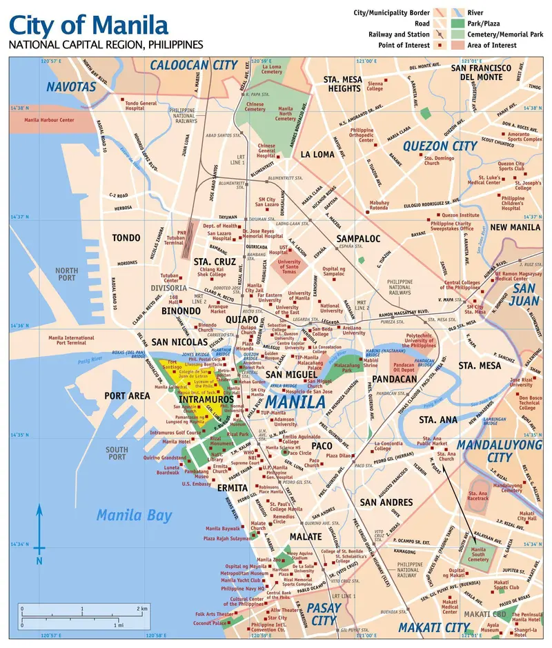 Map: Ph Map Manila Intramuros