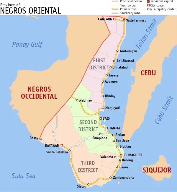 Map: Ph Map Negros Oriental