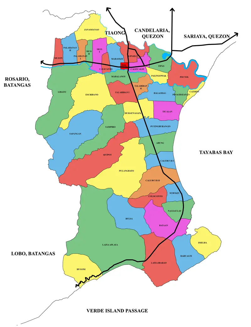 Map: Ph Map of San Juan Batangas